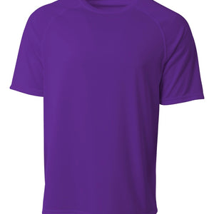 Purple A4 Surecolor Short Sleeve Cationic Tee