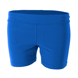 Royal A4 A4 Girl's 4" Volleyball Short
