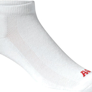 WHITE A4 Performance Low Cut Socks
