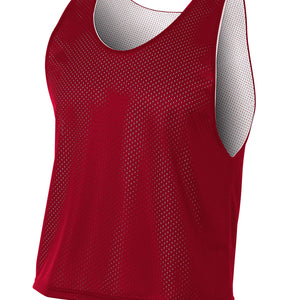 Cardinal/white A4 Lacrosse Reversible Practice Jersey