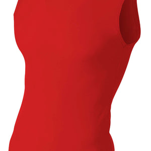 Scarlet A4 Compression Muscle Tee