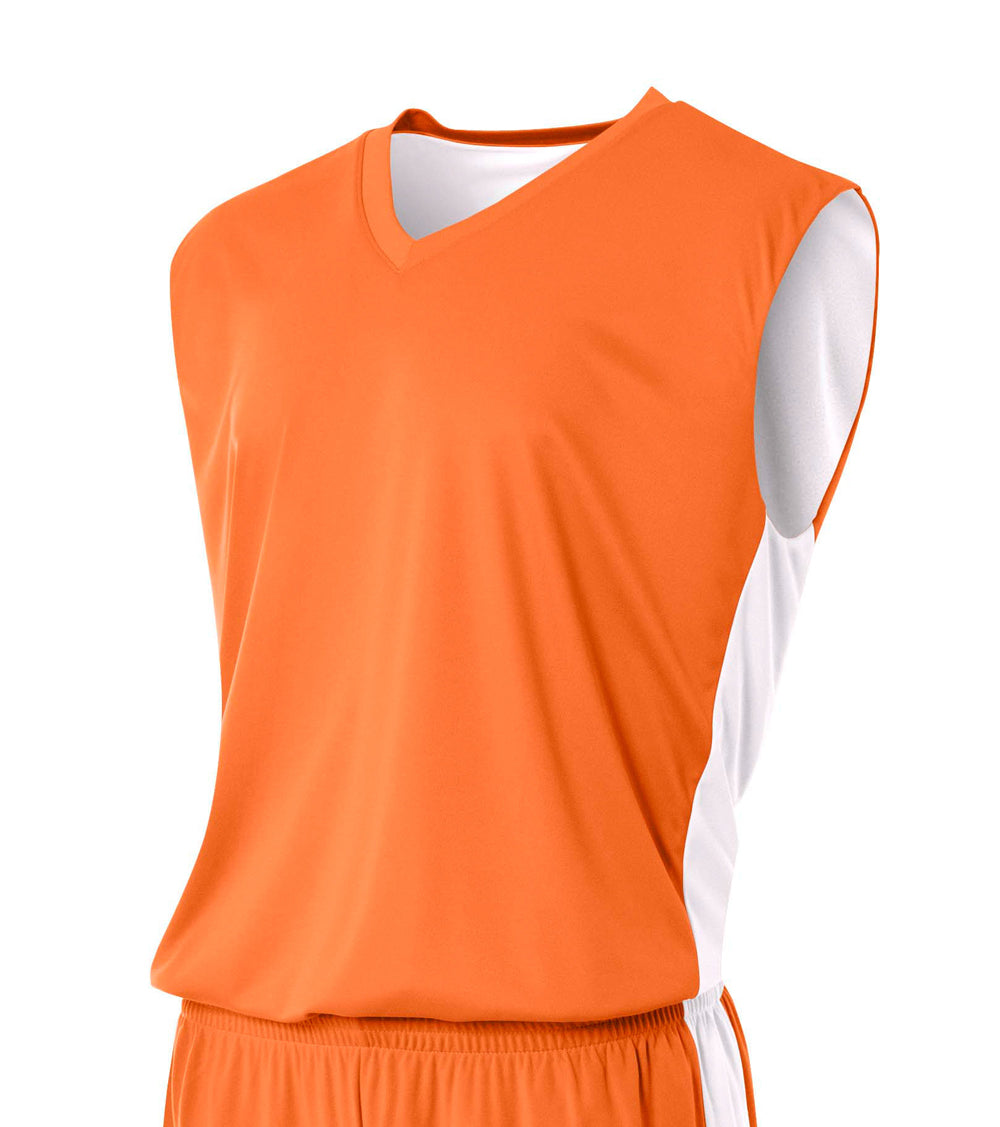 Orange/white A4 Reversible Moisture Management Muscle