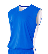 Royal/white A4 Reversible Moisture Management Muscle