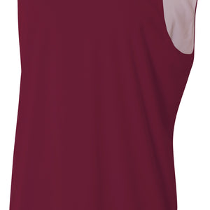 Maroon White A4 Reversible Jump Jersey