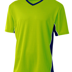 Lime/navy A4 A4 Liga Soccer Jersey