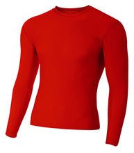 Scarlet A4 Long Sleeve Compression Crew