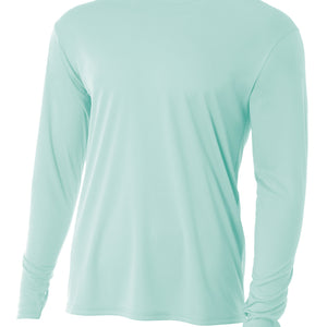 Pastel Mint A4 Cooling Performance Long Sleeve Crew