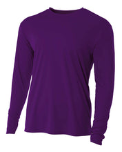 Purple 2011 A4 Cooling Performance Long Sleeve Crew