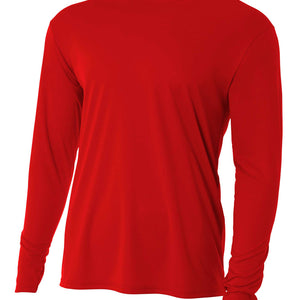 Scarlet A4 Cooling Performance Long Sleeve Crew