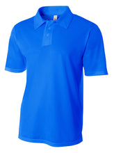 Royal A4 Textured Polo With Johnny Collar