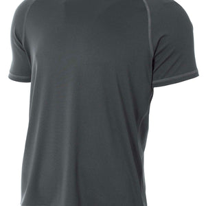 Graphite A4 Fitted Raglan With Flatlock Stitching