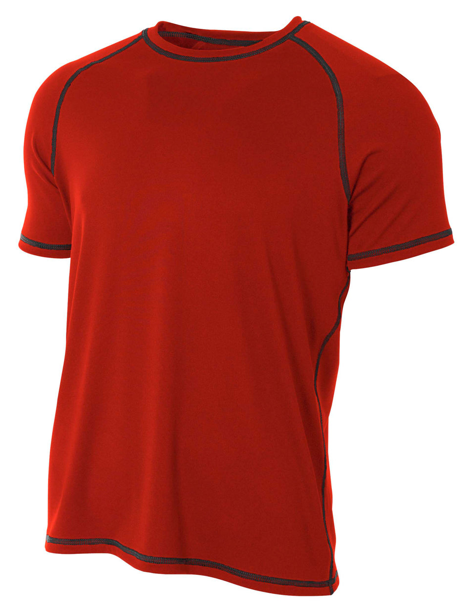 Scarlet A4 Fitted Raglan With Flatlock Stitching