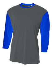 Graphite Royal A4 3/4 Sleeve Utility Shirt