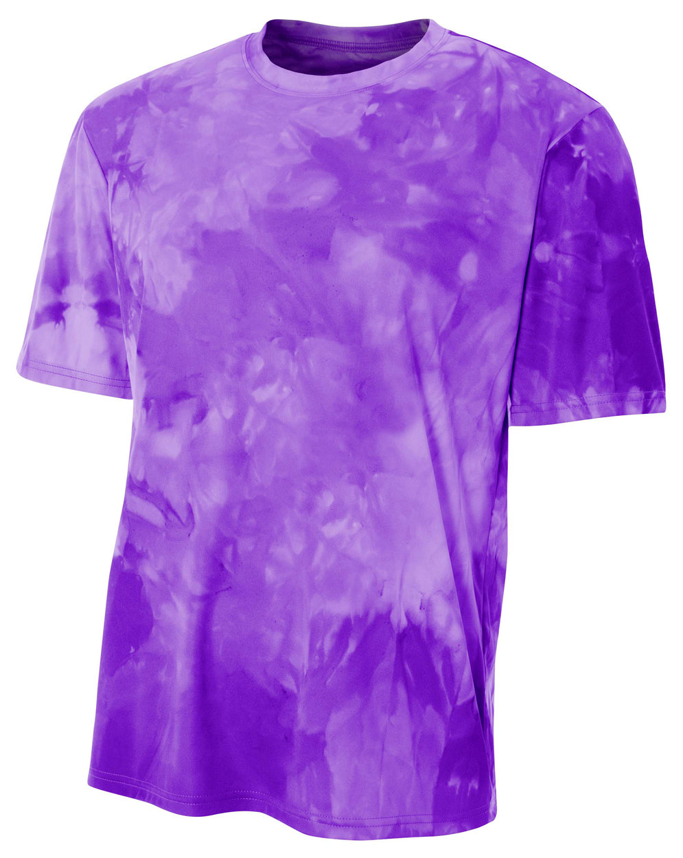 Purple A4 Cloud Dye Tech Tee