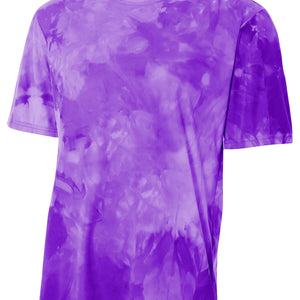 Purple A4 Cloud Dye Tech Tee