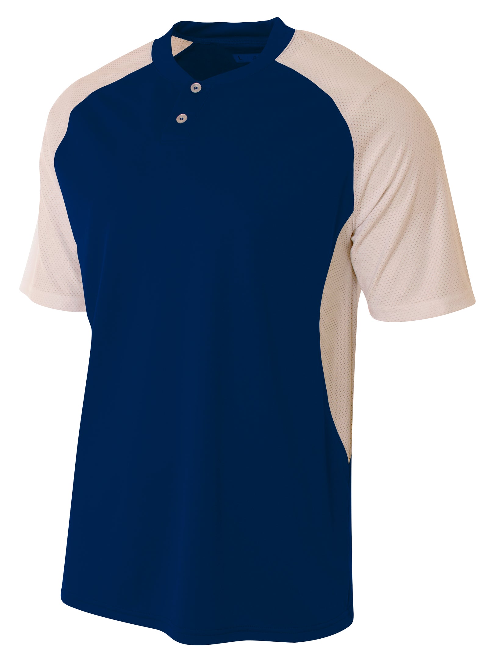 Navy/white A4 Contrast Henley