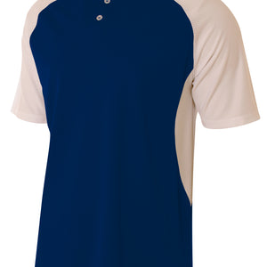 Navy/white A4 Contrast Henley