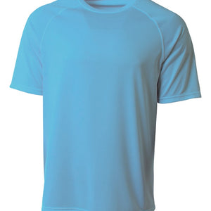 Lt Blue A4 Surecolor Short Sleeve Cationic Tee
