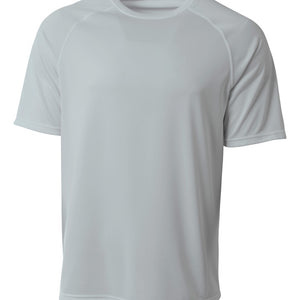 Silver A4 Surecolor Short Sleeve Cationic Tee
