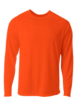 Athletic Orange A4 Surecolor Long Sleeve Cationic Tee
