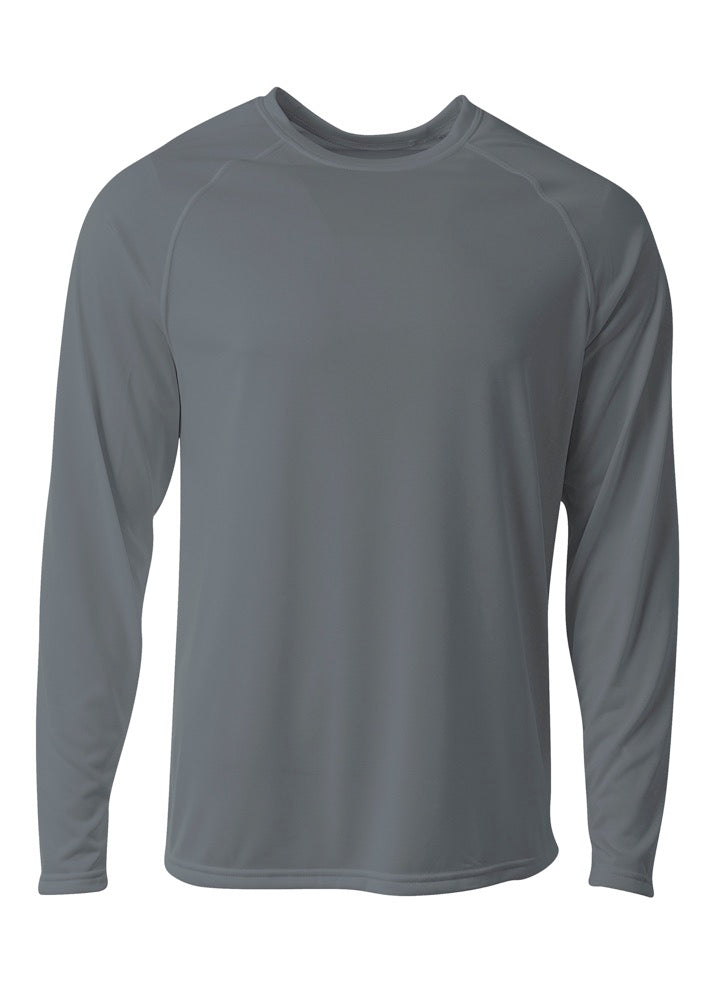 Graphite A4 Surecolor Long Sleeve Cationic Tee