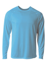Lt Blue A4 Surecolor Long Sleeve Cationic Tee