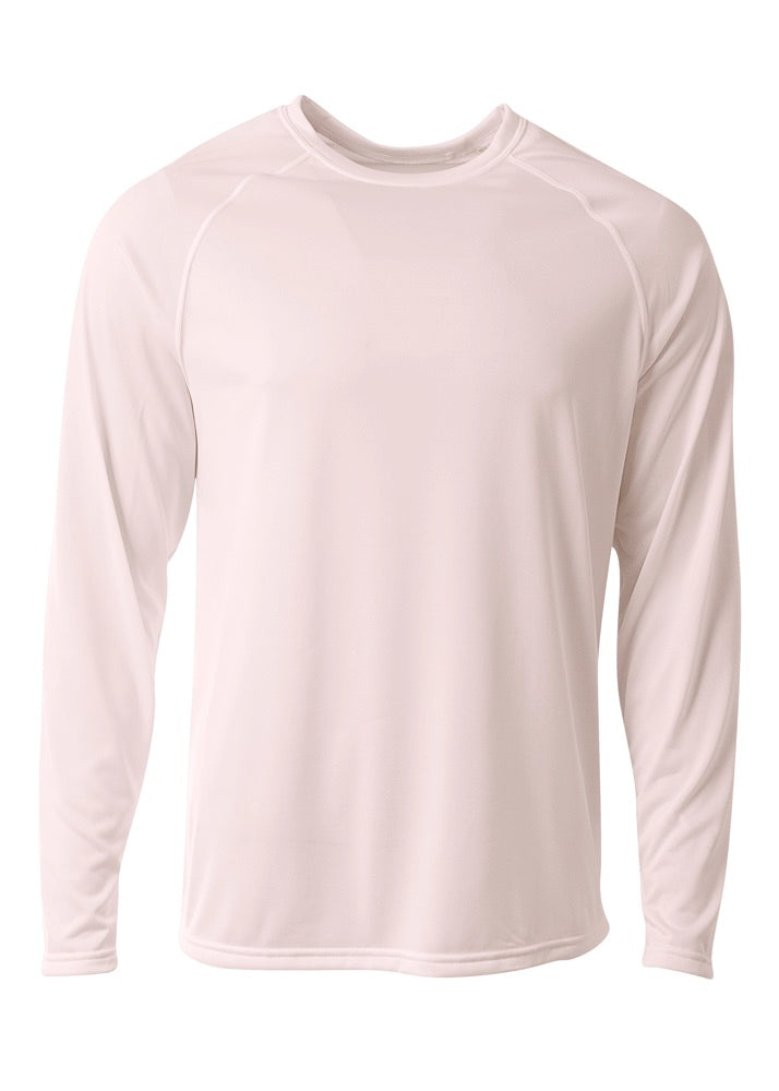 White A4 Surecolor Long Sleeve Cationic Tee