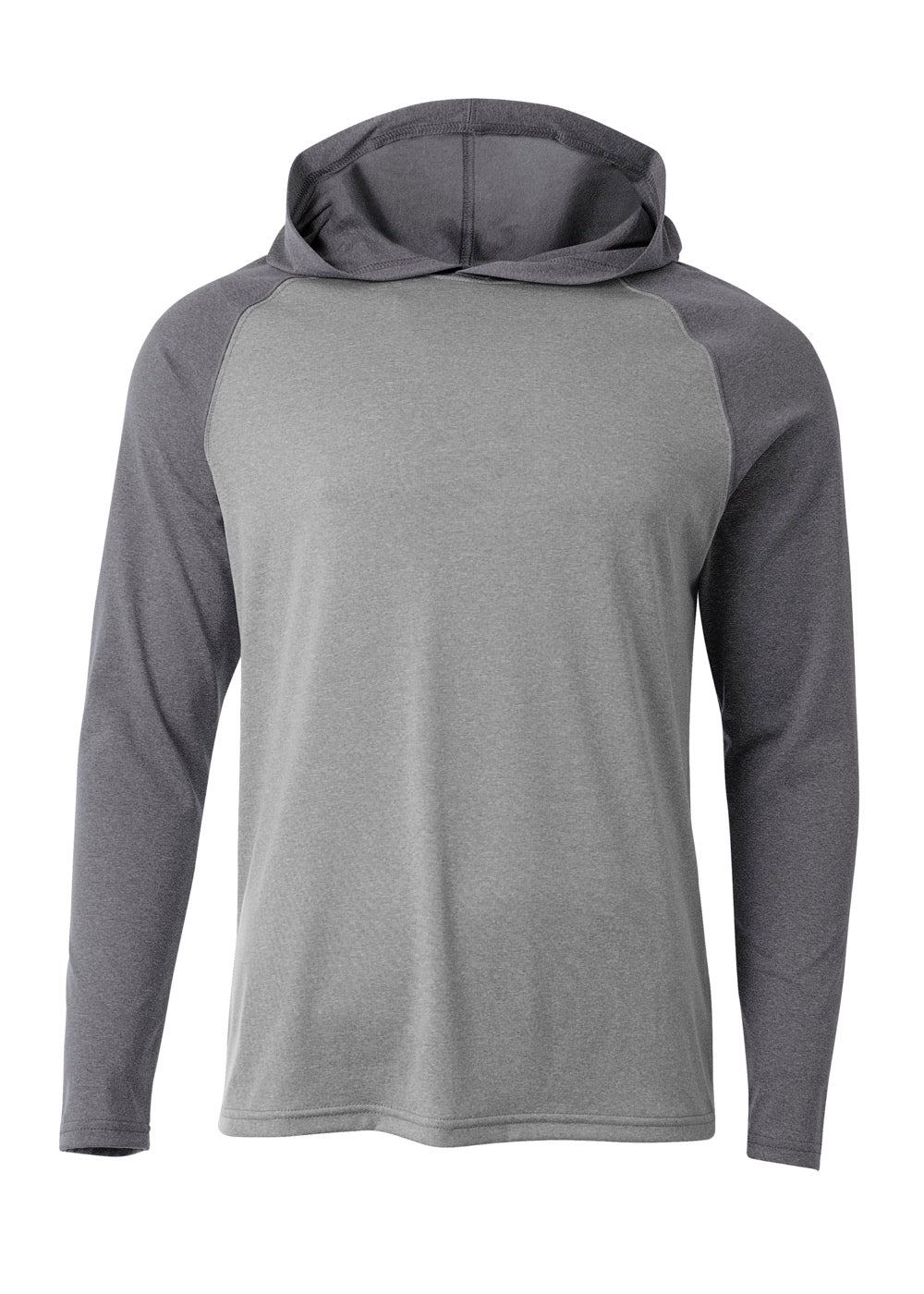 Heather/chr Heather A4 Topflight Hooded Tee