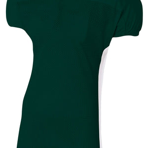 Forest/white A4 Titan 4-way Stretch Football Jersey