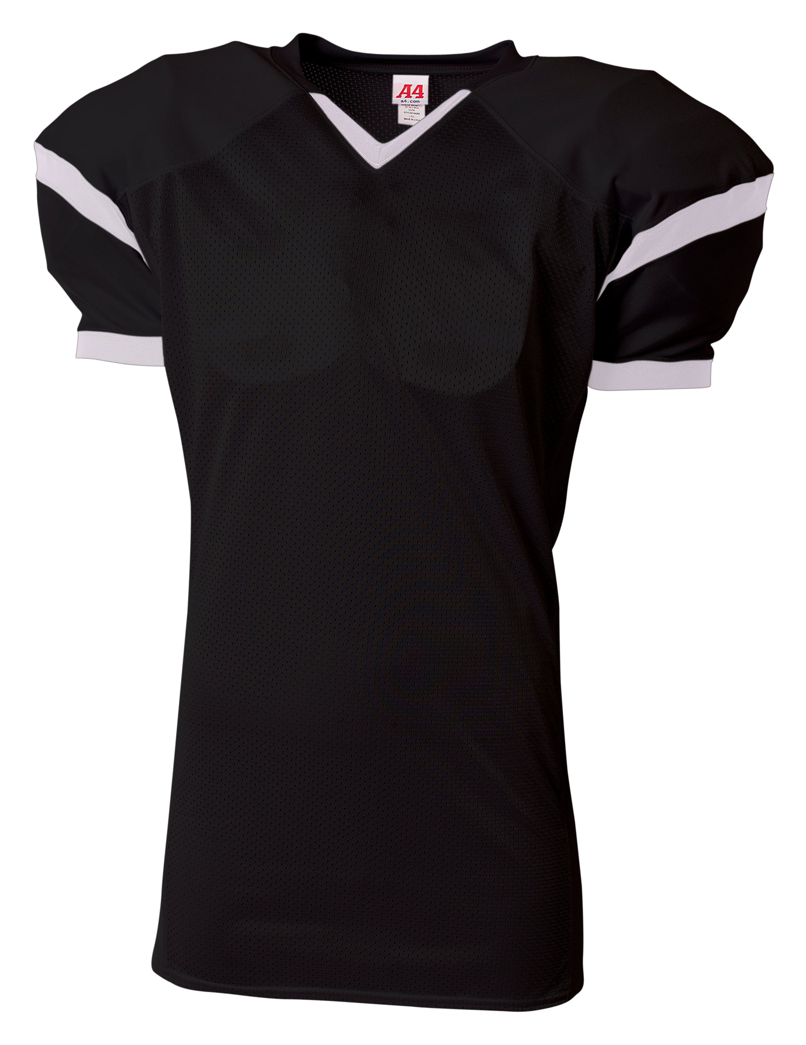 Black/white A4 A4 Rollout Football Jersey