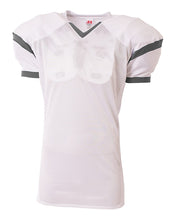 White/graphite A4 A4 Rollout Football Jersey