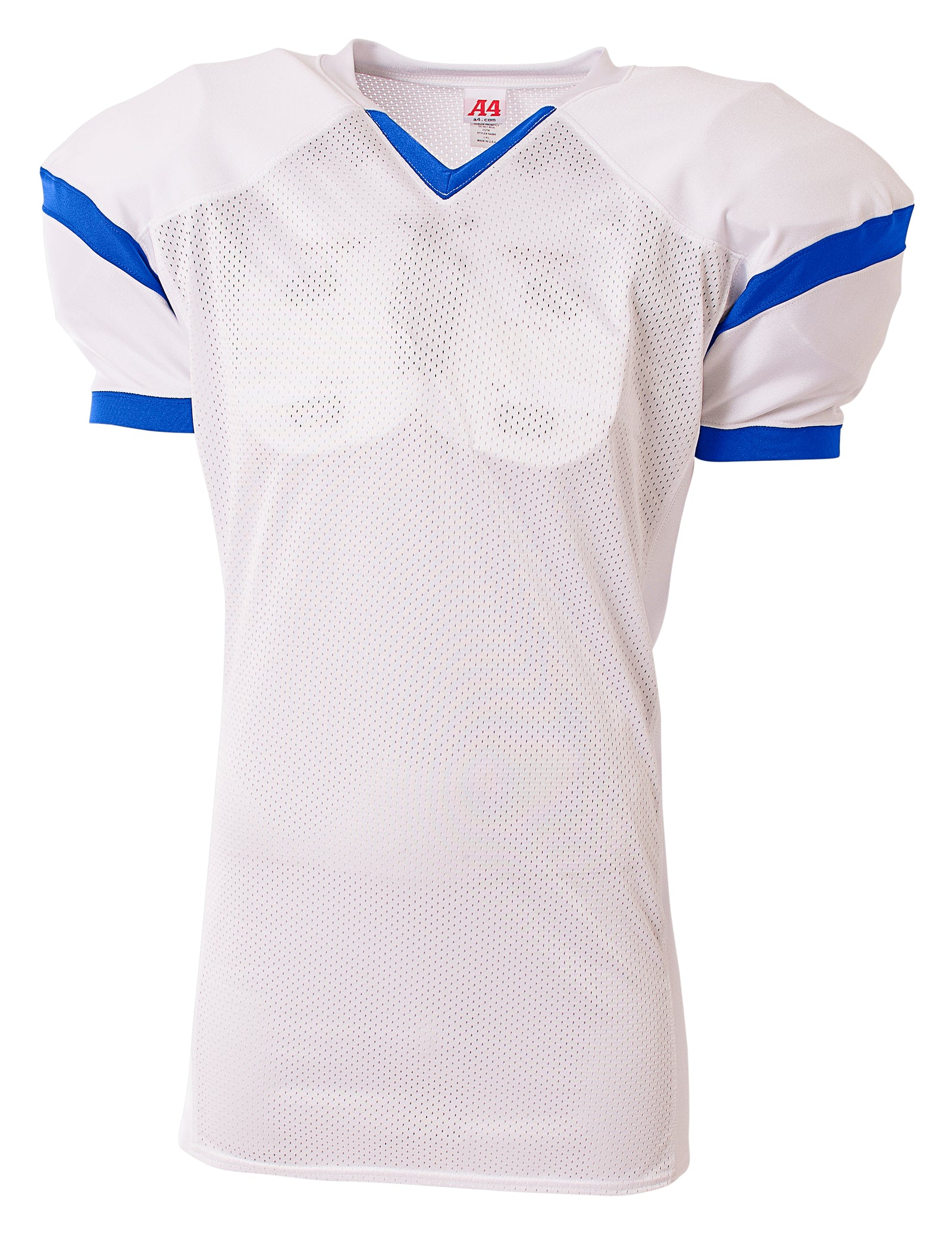 White/royal A4 A4 Rollout Football Jersey