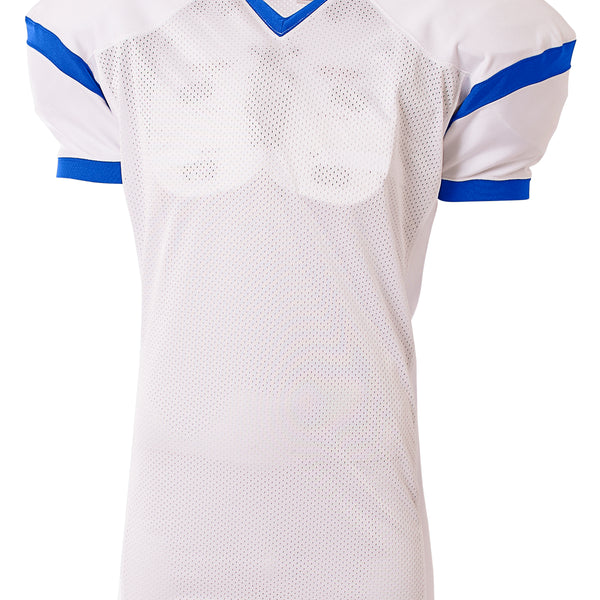 White/royal A4 A4 Rollout Football Jersey