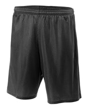 Black A4 Lined Micromesh Short