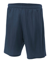 Navy A4 Lined Micromesh Short