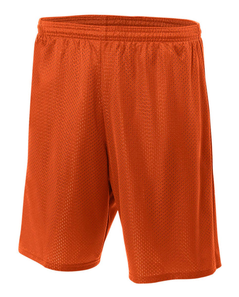 Athletic Orange A4 Lined Tricot Mesh Shorts