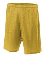 Gold A4 Lined Tricot Mesh Shorts