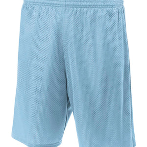 Lt Blue A4 Lined Tricot Mesh Shorts