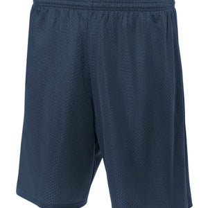 Navy A4 Lined Tricot Mesh Shorts