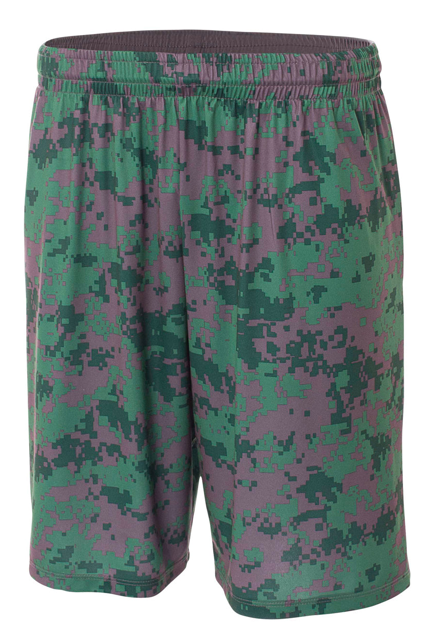 Forest A4 Printed Camo Performance Short
