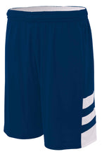 Navy/white A4 Reversible Speedway Short