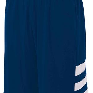 Navy/white A4 Reversible Speedway Short