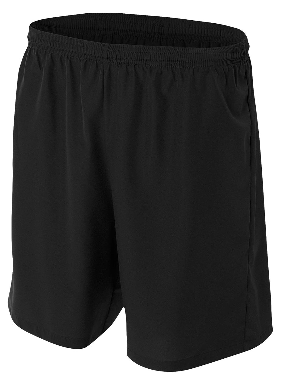 Black A4 Woven Soccer Short