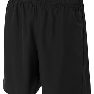 Black A4 Woven Soccer Short