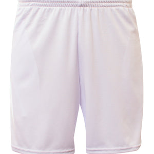 White A4 A4 Flatback Mesh Short With Pockets