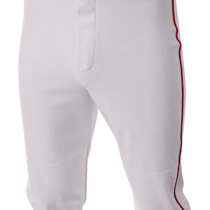 White/cardinal A4 A4 Baseball Knicker Pant