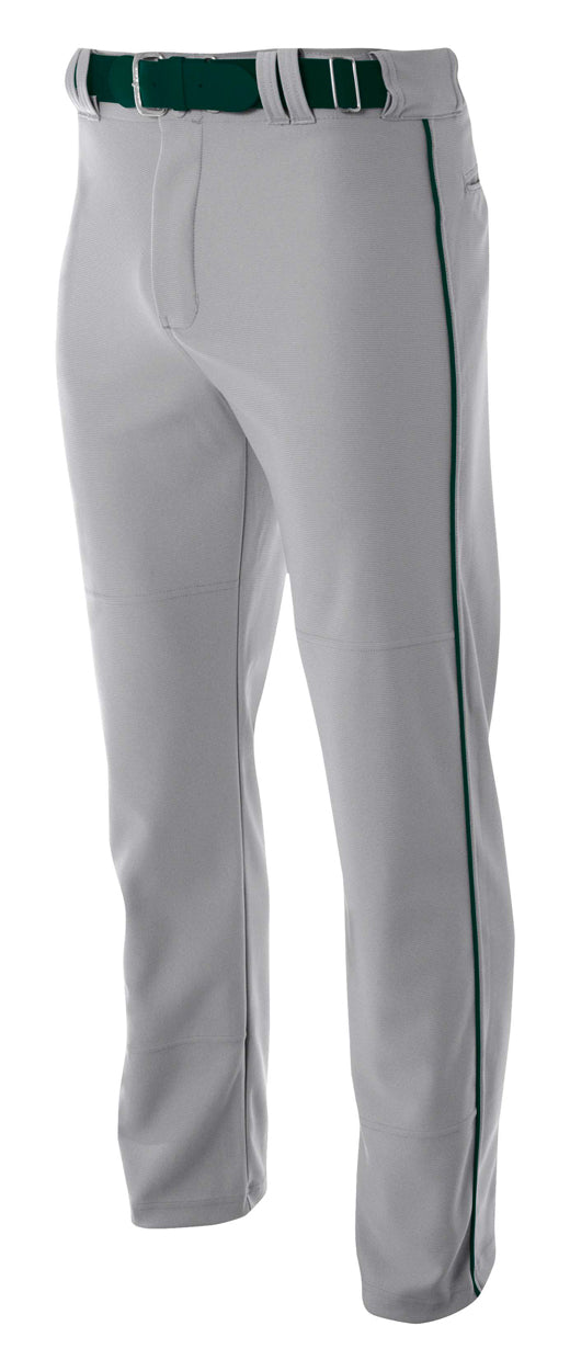 GREY/FOREST A4 Pro-Style Open Bottom Baseball Pant