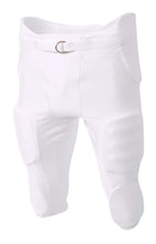 WHITE A4 Integrated Zone Football Pant