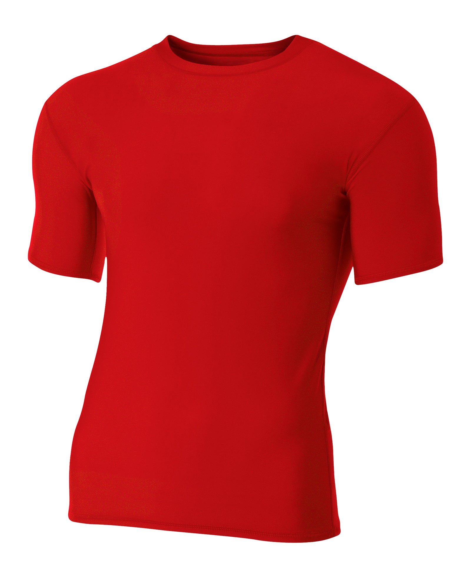 Scarlet A4 A4 Youth Short Sleeve Compression Crew