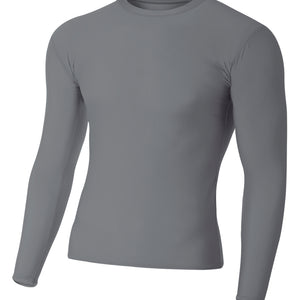 Graphite A4 A4 Youth Long Sleeve Compression Crew